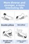 Hip and Waist Support Cushion for Pregnant Women and Couples, Ergonomic Foam Pillow for Sitting and Lying down - 6