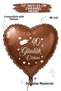 18 Inch Brown Heart Foil Balloon |   I'M 40 Now |   Baby Bottle with Figure |   Baby Mevlüt |   Caramel