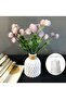 10cm Baklava Slice Wavy Minimalist Vase Silicone Mold K-1558, Cement Stone Powder Plaster Mold - 6