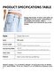 Women's Ice Color 4S6-3 Baggy Fit Maxi Length Special Design Denim Bermuda Shorts - 5