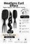 Curling Comb Curly Hair Comb Hair Styling Comb Hair Massage Comb Miraculous Comb Hair Styling Set Multi-Purpose Use New Generation Magic Comb with Silicone Tips Hair Brush and Comb - 2