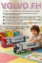 Welly 1:32 Scale Licensed Original Volvo Fh Dorseli Collectible Model Toy Truck