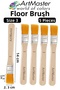 Floor Brush Number 3 5 Pieces Paint Brush Synthetic Silk Tip Bristle Acrylic Gouache Oil Painting Brush Ze