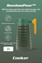 Colorstay Bamboopour 2 Liter Stainless Steel Thermos with Bamboo Handle Ckr2096 - 2