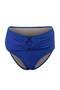 Cobalt Blue High Waist Accessory Detailed Regular Bikini Bottom Tbess26Ba00011 - 4