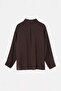 Brown Comfortable Fit Sequined Long Shirt Tdrss26Go00091 - 6