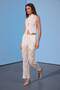 Beyaz Limited Edition Wide Leg/Geniş Paça Dantel Astarlı Pantolon TWOSS26PL00114 - 4