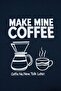 Navy Blue Regular Coffee Themed Summer Knitted Pajama Set Tmnss26Pt00056 - 7