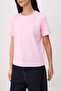 Kahverengi-Pembe  %100 Pamuk Süprem Bisiklet Yaka 2'li Paket Örme T-Shirt TWOSS20TS0141 - 6