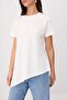 Ekru Düz Regular Bisiklet Yaka Standart Kol Kısa %100 Pamuk Örme T-shirt TWOSS26BZ00734 - 3