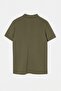 Haki Regular/Rahat Kesim Baskılı Pike Polo Yaka T-shirt TMNSS26PO00029 - 5