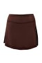 Brown Regular Waist Skirt Bikini Bottom Tbess26Ba00003 - 5