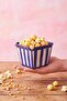 Blue -White Shaped Chips Bowl 250 ml 7 cm X 8cm Tphaw26Kse00002