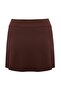 Brown Regular Waist Skirt Bikini Bottom Tbess26Ba00003 - 7