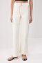 Beyaz Kemer Detaylı Normal Bel Az Esnek Wide Leg Jeans TWOSS26JE00277 - 4