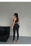 Shaping effect stone detailed push up skinny jean - 6