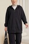 Zippered Hooded Combed Cotton Set - 3