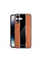 Apple iPhone 16 Plus Compatible Case Zebana Premium Leather Case Brown