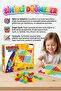 Magic Buttons Colorful Educational Toy with 80 Pieces and 16 Different Designs - 2