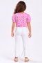 103-50-23 Girl's Crop Shirt Spanish Leg 2 Piece Set 3-6 Years - 8