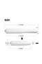 2-Pack White Toilet Paper Holder,Spring-Loaded Roller Replacement,Universal Fit - 2