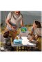 5-Pack Fruit & Produce Storage Containers,Fridge Organizer with Drain Colander,Blue Plastic - 2