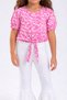 103-50-23 Girl's Crop Shirt Spanish Leg 2 Piece Set 3-6 Years - 5