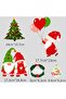 1600Pcs Christmas Window Clings, Snowflake Static Stickers for Xmas Party Decorations - 2