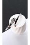 Women's Zircon Stone Silver Color Snake Figured Steel Bracelet - 4