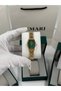 Women's Wristwatch Quartz Movement – Gold Color Steel Band Green Dial Stone Detail Dm-00109L-B10 - 4