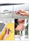 2-Pack Detachable Leather Car Keychain,Key Fob Holder with O-Ring,Zinc Alloy Buckle - 6