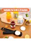 6-in-1 Retractable Bottle Opener, Adjustable Jar & Wine Opener, Multifunctional Kitchen Tool - 6
