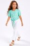 103-50-23 Girl's Crop Shirt Spanish Leg 2 Piece Set 3-6 Years - 4