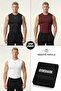 3 Pieces Shark+ Premium Compression Athlete - Ultra Stretchy , Slim Fit Gym T-Shirt