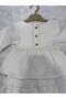 Bohemian Style Muslin Holiday Baby Girl Set Lace Detailed Blouse and Drawstring Hem Two-Piece Set 2008 - 5
