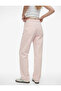 Regular Waist Slim Fit Cotton Buttoned Short Spanish Flare Pants - Kick Flare Jeans - 4