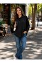 New Women's Woven Modal Fabric Back Tie Detailed Long Sleeve Shirt - 4