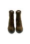 Genuine Leather Zippered Rubber Sole Boots Z590 Yarma Suet Brown 490 C63 (Split Suede Brown) - 3