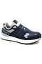 101-24220-m Hawks Orthopedic Sole Leather Men's Sports Shoes Dark Blue - 2