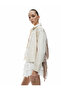Long Sleeve Classic Collar Embroidery Detailed Buttoned Pocket Tassel Shirt Jacket - 2