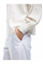 Long Sleeve Tie-Detail Scarf Neck Satin Blouse - 3