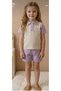 Girls and Boys Colorful 100% Linen Polo Collar Shorts Set - Summer Natural Fabric Top and Bottom Set - 6