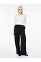 Long Sleeve Crew Neck Stone Knit Sweater - 2