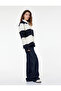 Cotton Regular Waist Belt Detailed Comfortable Fit Baggy Jean Trousers - Baggy Jeans - 2