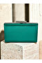 Green Color Satin Evening Bag Evening Bag Engagement Wedding Bag - 3