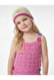 Cotton Square Collar Knitwear Undershirt with Floral Detail and Straps - 2