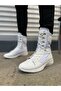 Jy799 Verton Lace-Up Orthopedic Sole Casual Leather Men's Military Boots Cbt White - 2