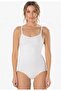 Women's Slimming Seamless Corset Bodysuit with Snap Fasteners - Slip Length & Lifting Underwear 1040