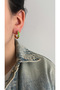 Special Series Enamel Flower Hoop Earrings Inner Diameter: 1.6 cm - 5
