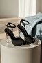 Mihri Black Suede (8 cm) Pointed Toe Heeled Shoes - 7